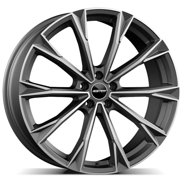 GMP CA8Y3 TOTALE 10,5X22 5X130 ET 38 66,5 MATT ANTHRACITE DIAMOND
