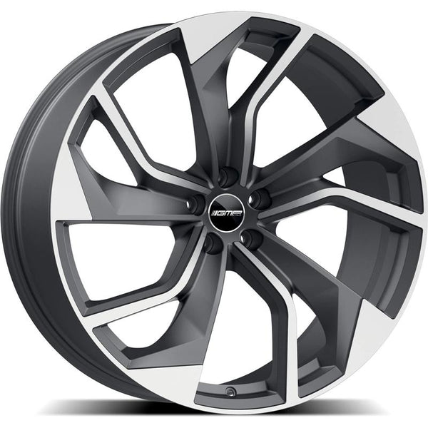 GMP CA8C4 REBEL 9X22 5X130 ET 28,5 66,5 MATT ANTHRACITE DIAMOND