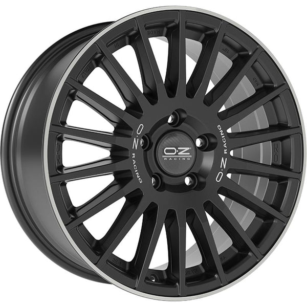 OZ RACING CA1Z2 RALLY DESERT 8X18 6X130 ET 45 84,06  MATT BLACK SILVER LET. DIAMOND LIP (OMOL. NADR114)