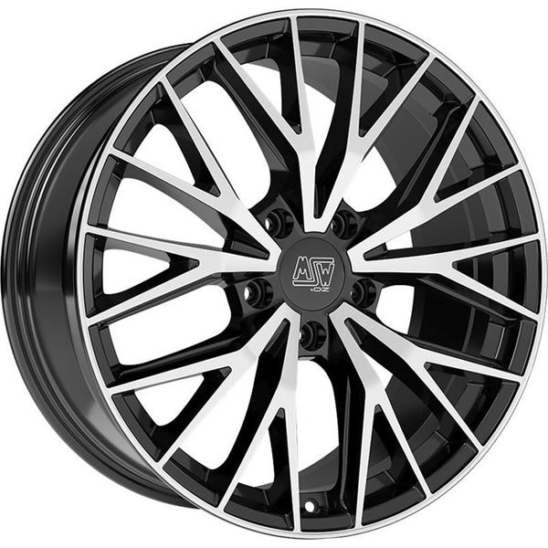 MSW CA1Z4 MSW 44 9X20 ET 20 5X112 73 GLOSS BLACK FULL POLISHED (OMOL. NADR125 ) CUP OE AUDI