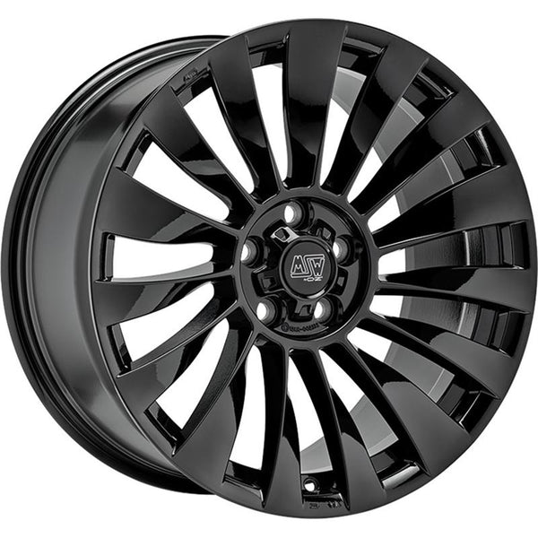 MSW CA1Z7 MSW 37-T 9,5X20 5X114,3 ET 45 64,12  GLOSS BLACK (OMOL.  - YES)