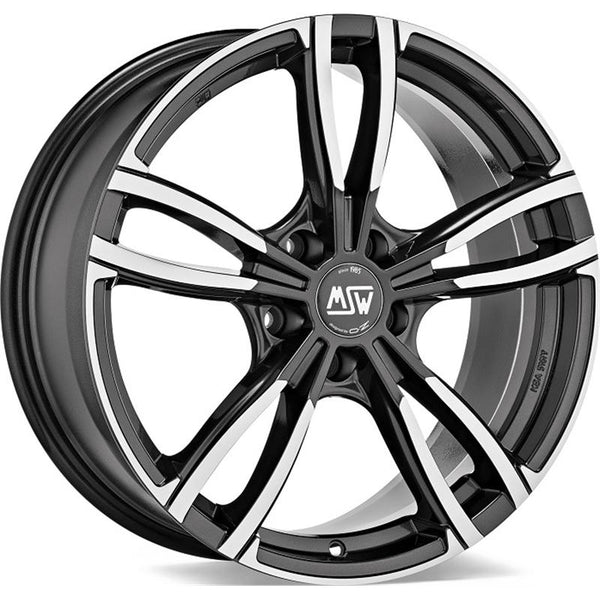 MSW CA986 MSW 73 8,5X18 5X120 ET 37 72,6  GLOSS DARK GREY FULL POLISHED (OMOL. NADK051)