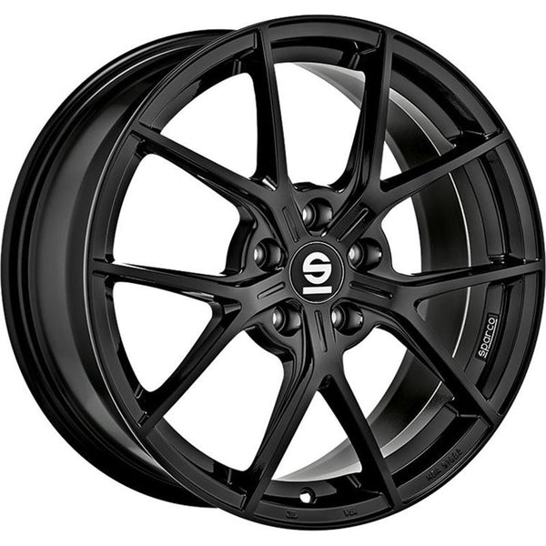 SPARCO CA398 PODIO 8,5X19 5X112 ET 50 73  GLOSS BLACK (OMOL. NADP005)