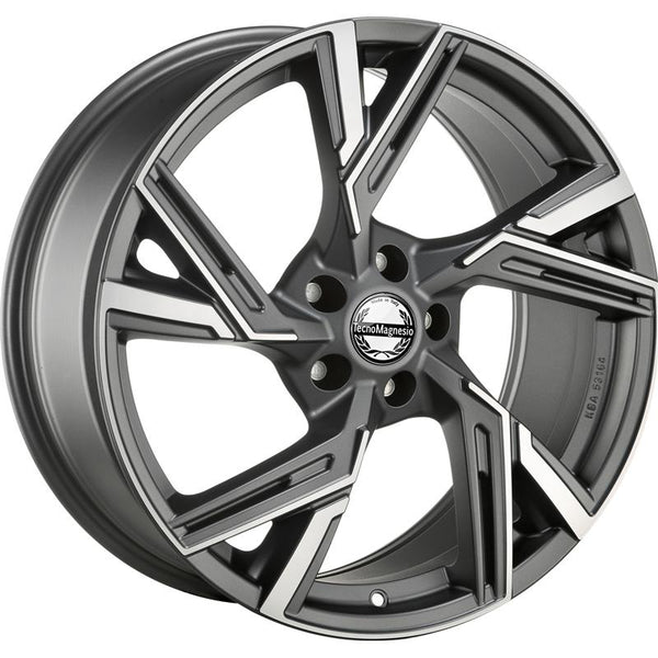 TECNOMAGNESIO CA1T5 MASTER 8X18 5X112 ET 35 66,6 MATT ANTHRACITE POLISHED (LENTE 61MM AU - R13) (NAD)