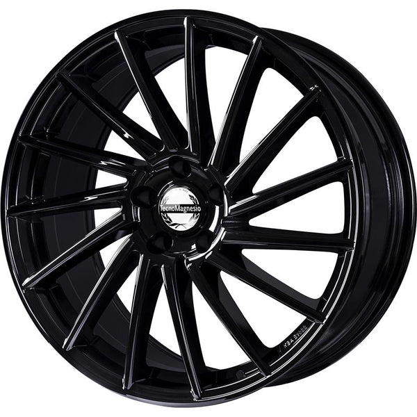 TECNOMAGNESIO CA108 SAVAGE 8,5X20 5X108 ET 45 63,4 GLOSSY BLACK  (LENTE 60MM - C60) (NADK120)