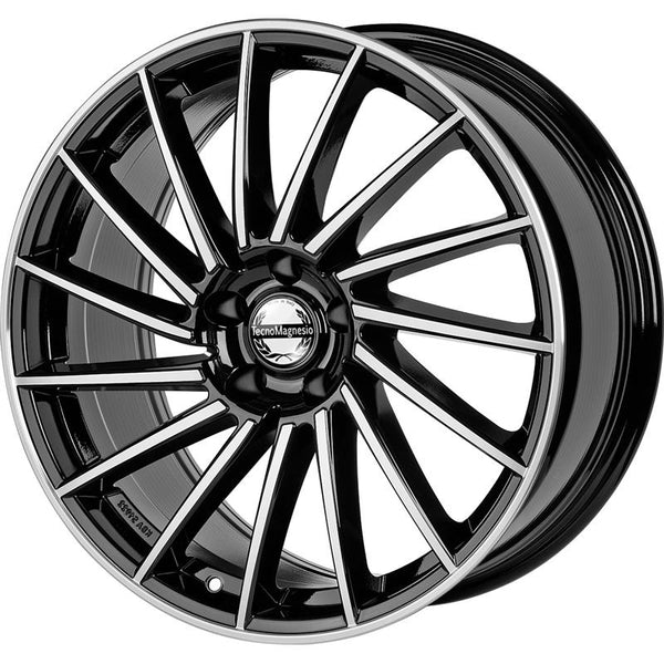 TECNOMAGNESIO CA041 SAVAGE 8,5X19 5X108 ET 45 63,4 BLACK MIRROR (OMOL. NADK114)