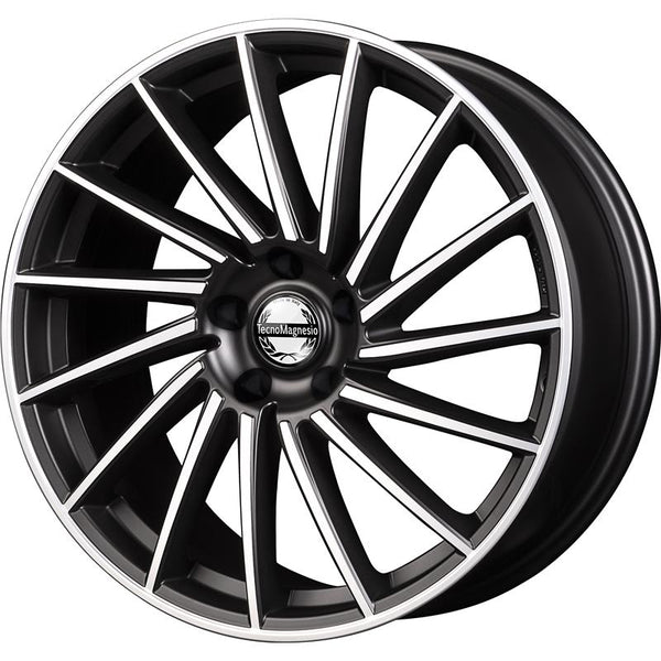 TECNOMAGNESIO CA044 SAVAGE 8X18 5X108 ET 42 65,1 MATT BLACK MIRROR (OMOL. NADK115)