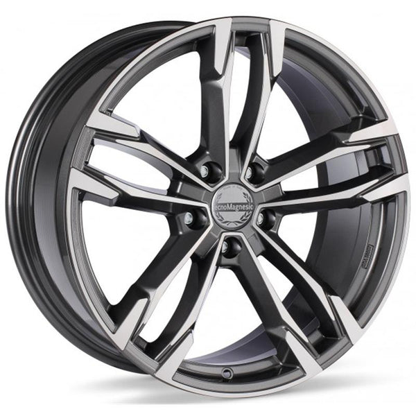 TECNOMAGNESIO CA468 THUNDER 9,5X19 5X112 ET 39 66,6 ANTHRACITE POLISHED (LENTE 57MM BM - C60) (NAD)