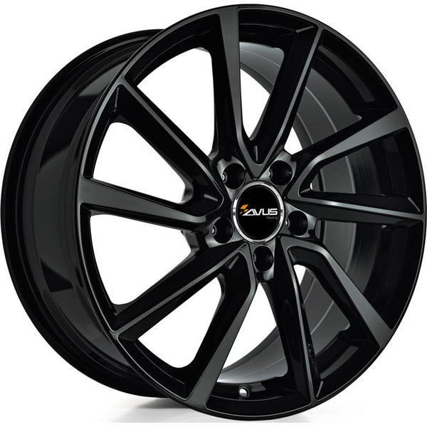 AVUS CA273 AC-518 8X19 5X112 ET 27 66,6 BLACK (OMOL. NADM033)