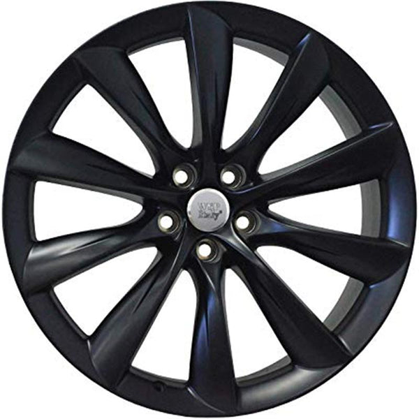 WSP ITALIE W1402 A. VOLTA 9X22 5X120 ET 35 64.1 NOIR MAT (HOMOLOGUÉ ECE) OE COMPATIBLE AVEC TESLA