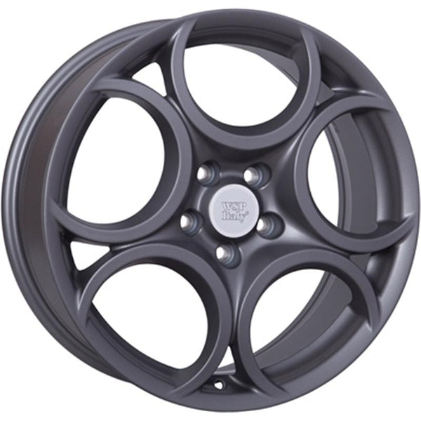 WSP ITALY W257 ROMEO 7,5X18 5X110 ET 41 65,1 MATT GUN METAL (OMOL. ECE) OE FITS ALFA