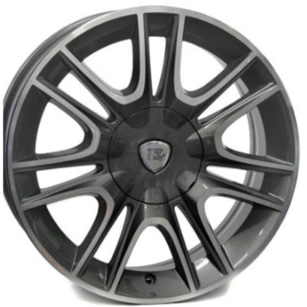 WSP ITALY W317 RIGA 6,5X16 4X98 ET 40 58,1 ANTHRACITE POLISHED (OMOL. ECE) OE FITS LANCIA