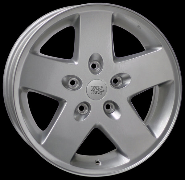 WSP ITALY W3803 URANO 7X16 5X127 ET 44 71,6 SILBER (ECE-GENEHMIGT) OE PASST FÜR JEEP