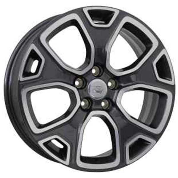 WSP ITALY W3804 DETROIT 7X18 5X110 ET 40 65,1 ANTHRAZIT N POLIERT (ECE-GENEHMIGT) OE PASST FÜR JEEP