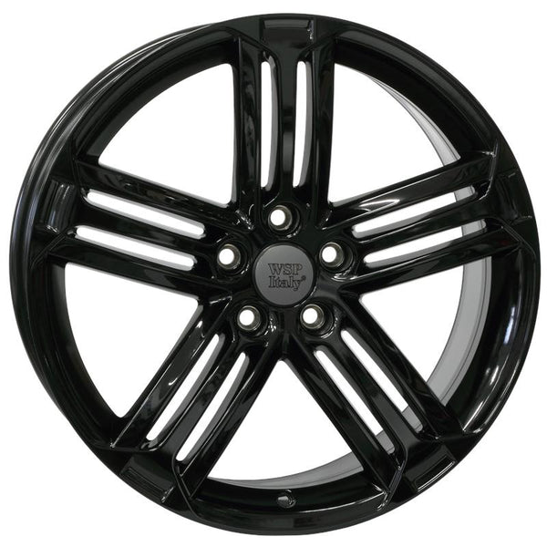 WSP ITALY W464 NISIDA GOLF R 8X19 5X112 ET 50 57,1 GLOSSY BLACK (OMOL. ECE) OE FITS VW