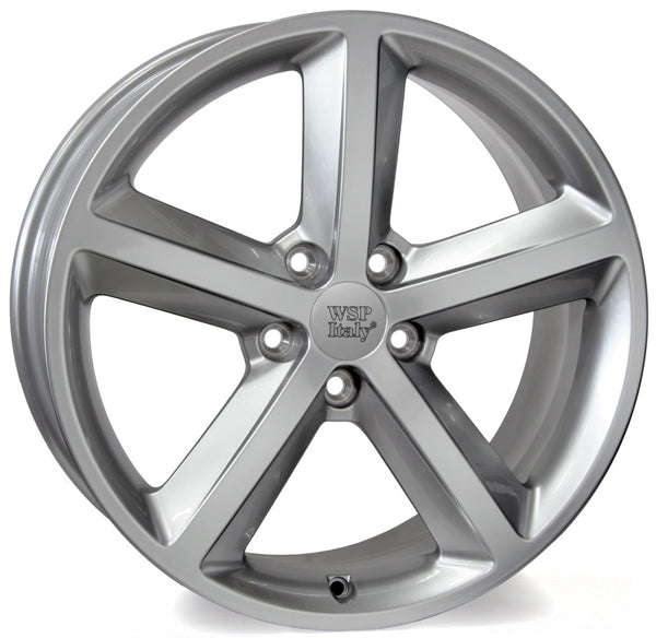 WSP ITALY W566 GEA 8X18 5X112 ET 47 66,45 HYPER SILVER (OMOL. ECE) OE FITS AUDI