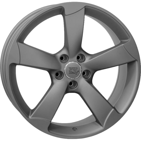 WSP ITALY W567 GIASONE 9X19 5X112 ET 52 57.1 MATT GUN METAL (ECE-GENEHMIGT) OE PASST FÜR AUDI