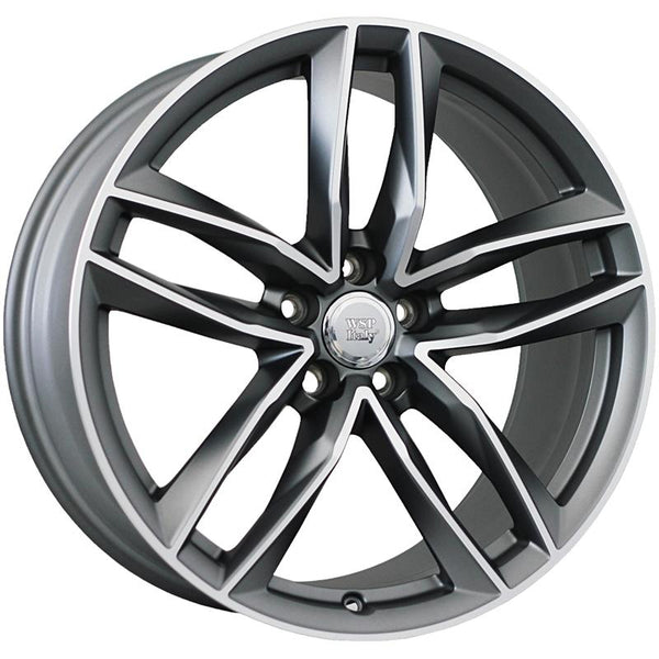 WSP ITALY W570 PENELOPE 9X20 5X112 ET 37 66,6 MATT GM POLISHED (OMOL. ECE) OE FITS AUDI